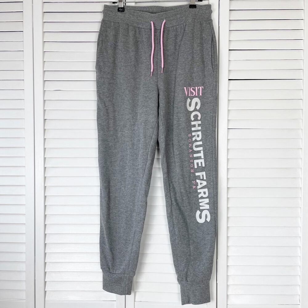 The Office Visit Schrute Farms Jogger Sweatpants S